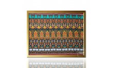 กรอบของสะสมโชว์ลวดลายผ้าปัก